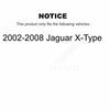 Tor Front Suspension Stabilizer Bar Link Kit For 2002-2008 Jaguar X-Type TOR-K80486